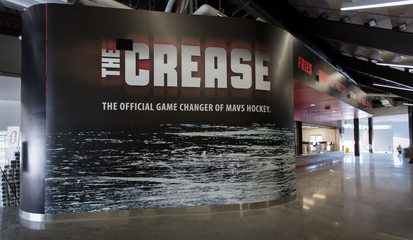 Baxter Arena - The Crease